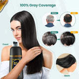 3-IN-1 BLACK HAIR DYE SHAMPOO (AYURVEDIC NO SIDE EFFECT) | BUY 1 GET 1 FREE